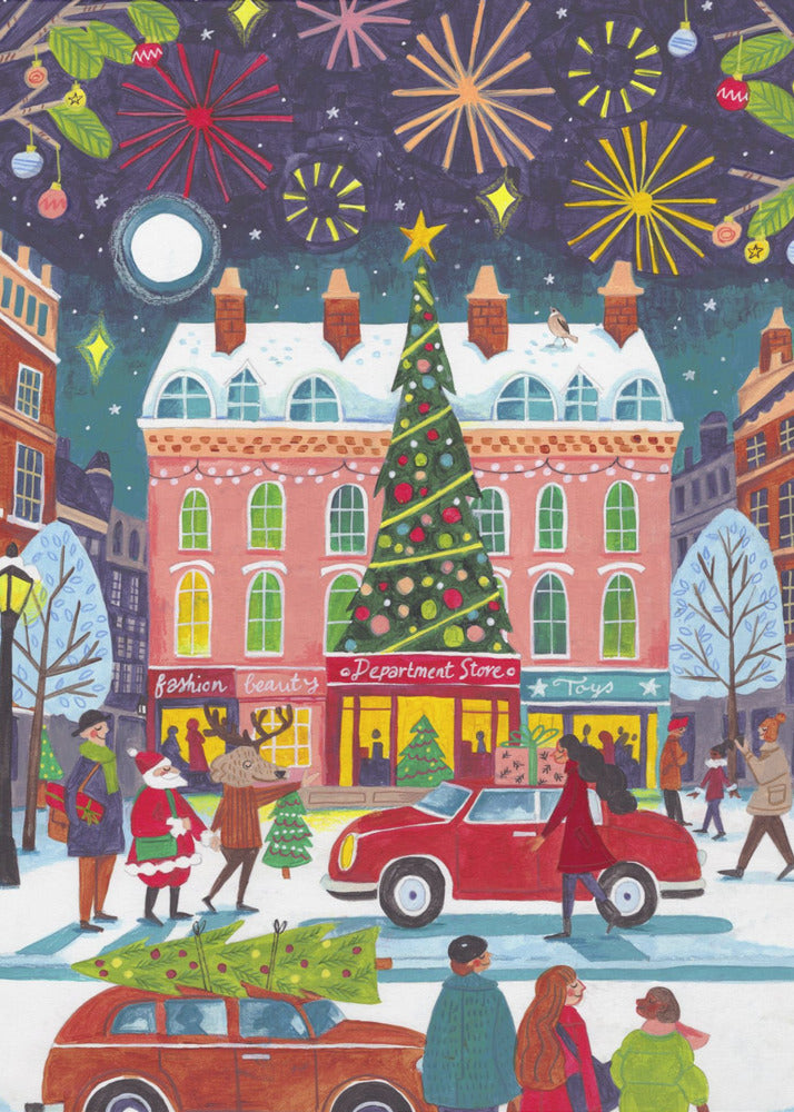 Christmas in the City - Poster / Art Print