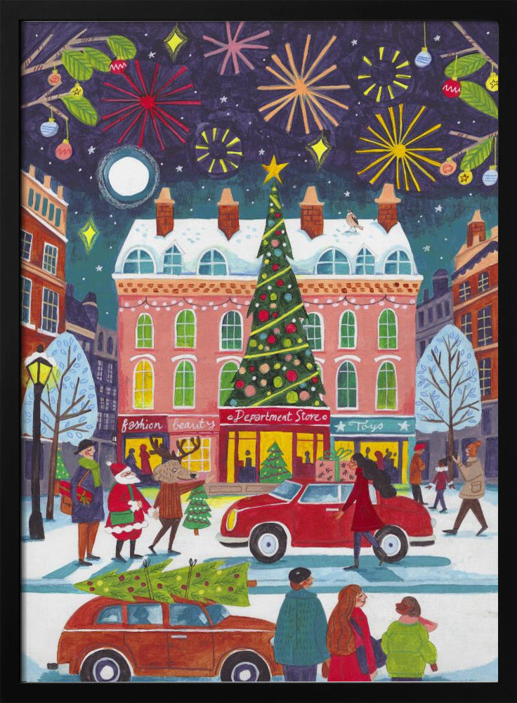 Christmas in the City - Poster / Art Print