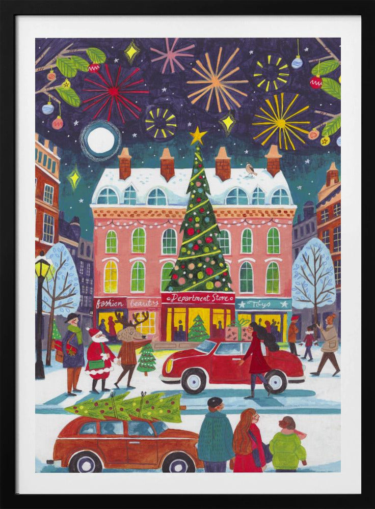 Christmas in the City - Poster / Art Print