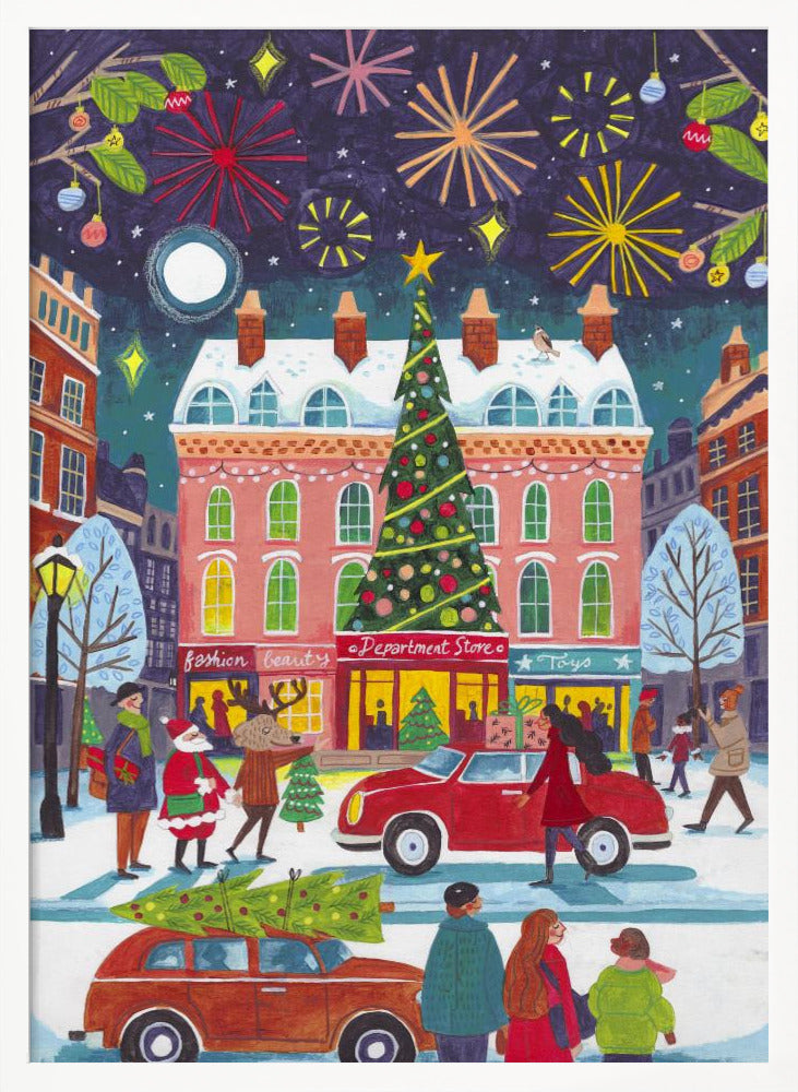 Christmas in the City - Poster / Art Print