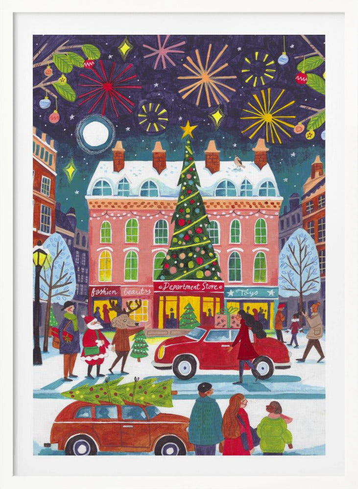 Christmas in the City - Poster / Art Print