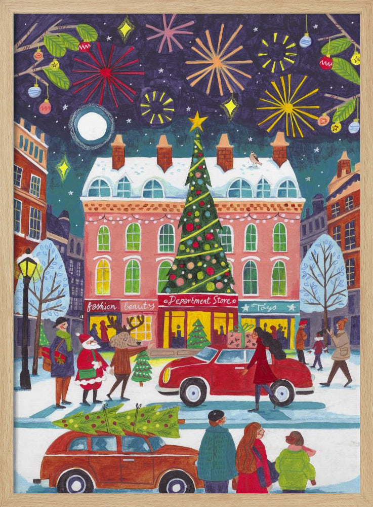 Christmas in the City - Poster / Art Print