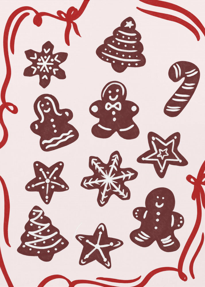 Gingerbread Cookies - Poster / Art Print