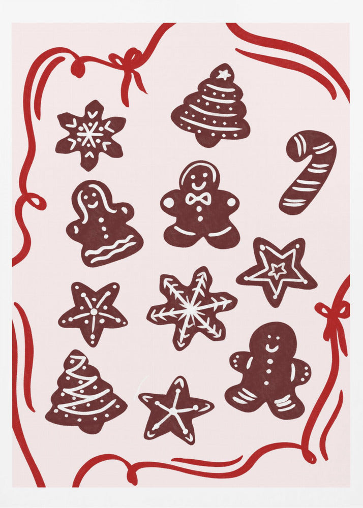 Gingerbread Cookies - Poster / Art Print