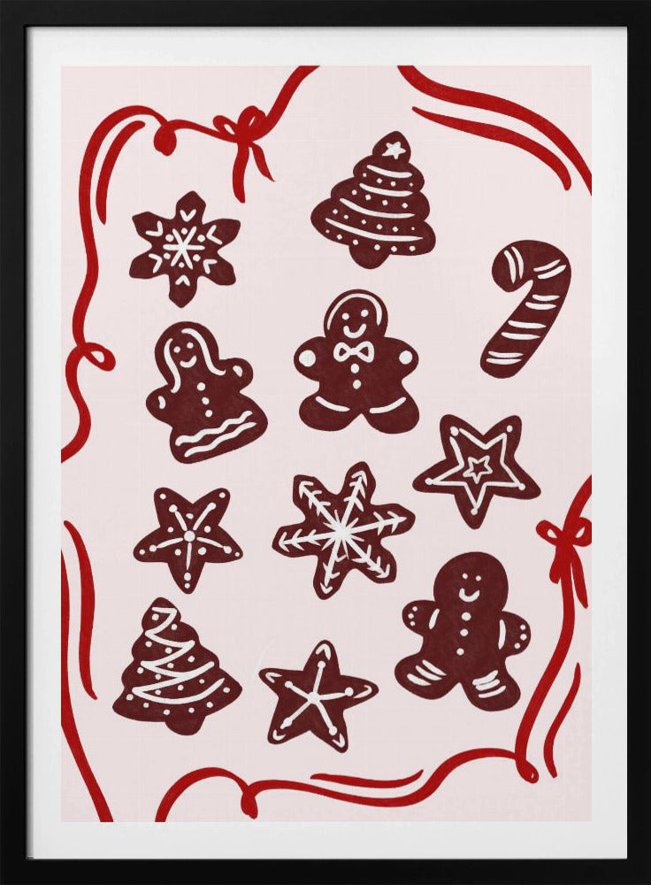 Gingerbread Cookies - Poster / Art Print