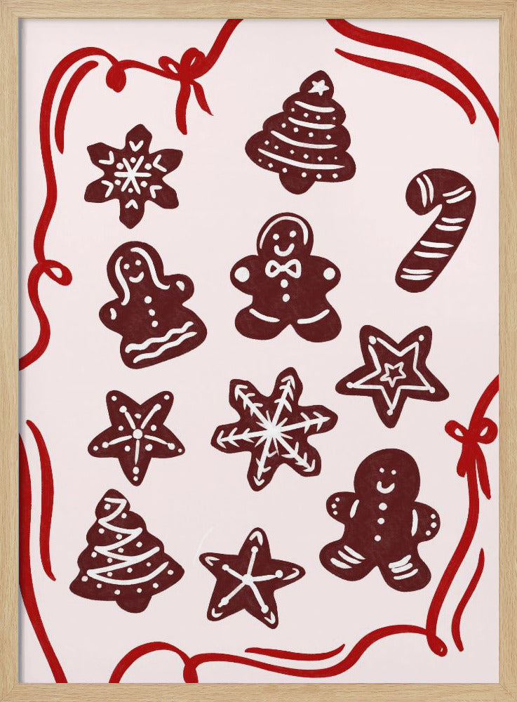 Gingerbread Cookies - Poster / Art Print