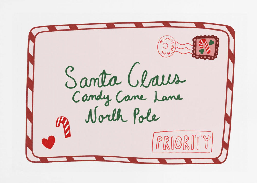 Letter to Santa - Poster / Art Print