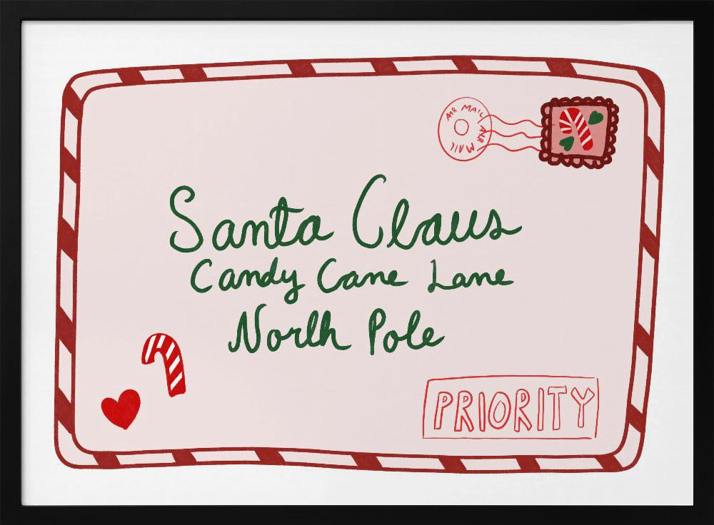 Letter to Santa - Poster / Art Print