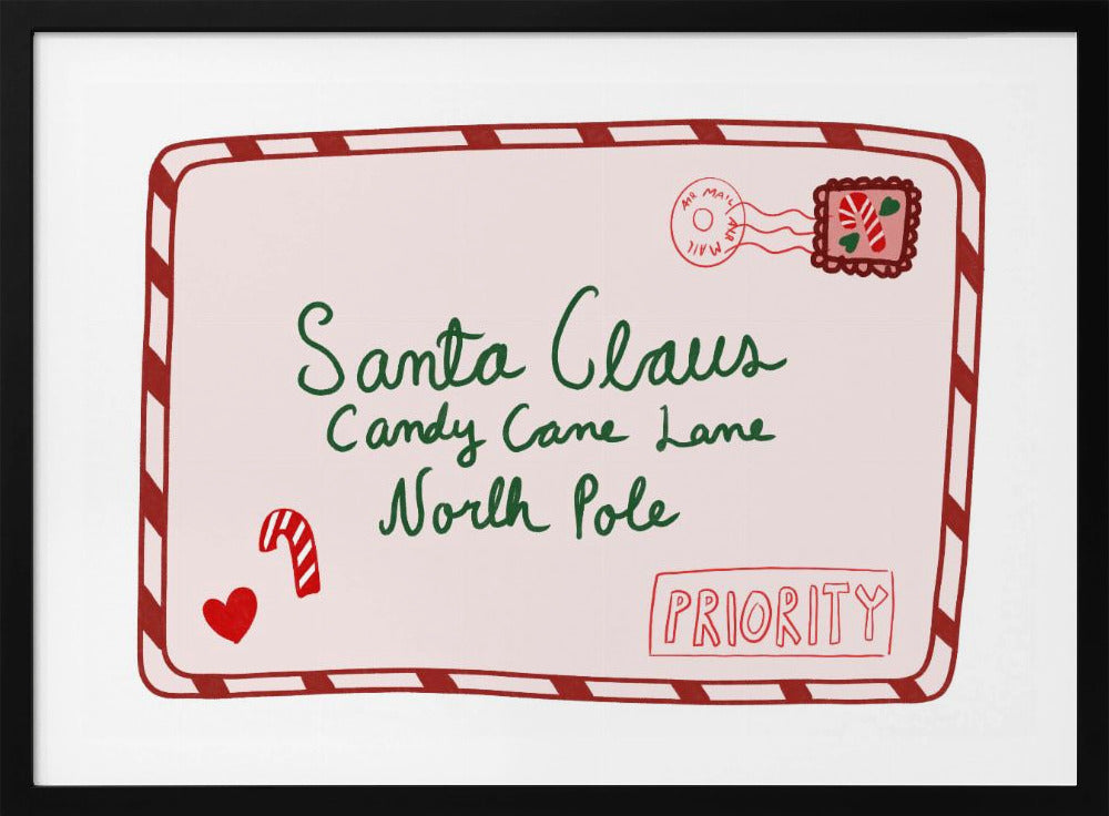 Letter to Santa - Poster / Art Print