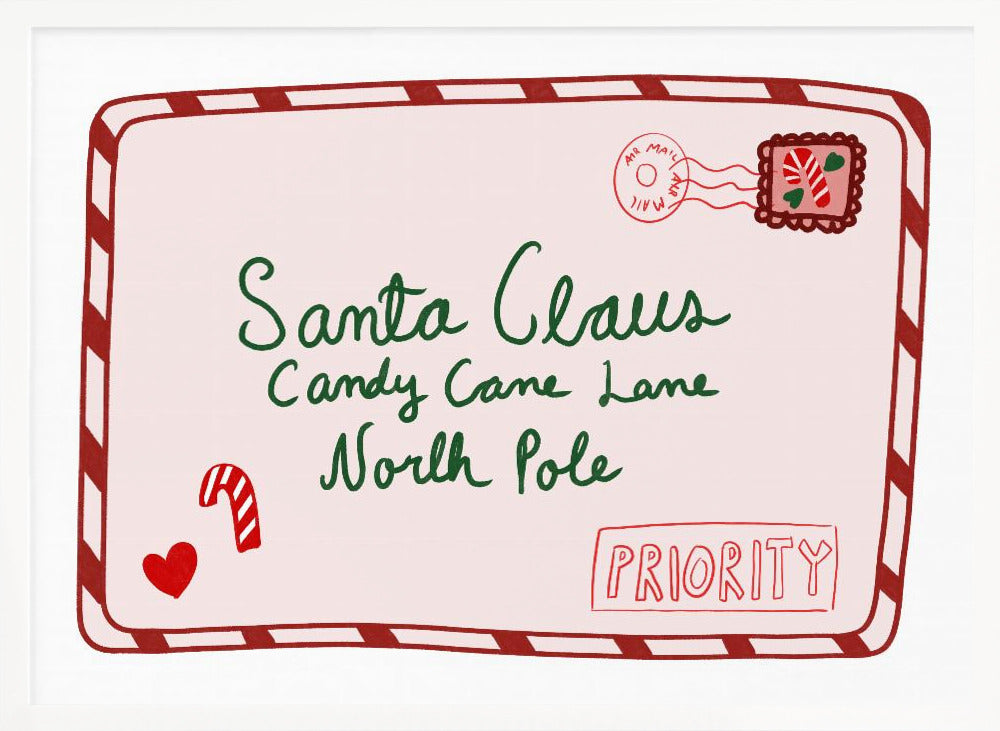 Letter to Santa - Poster / Art Print