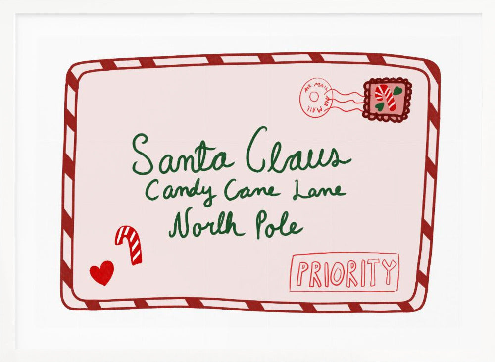 Letter to Santa - Poster / Art Print