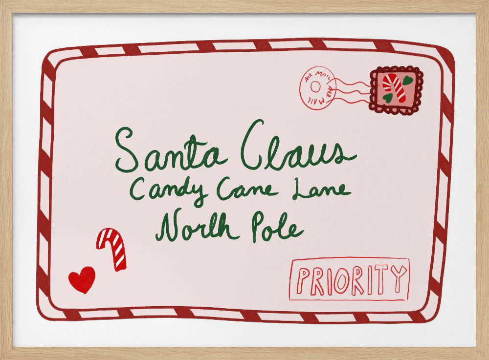 Letter to Santa - Poster / Art Print