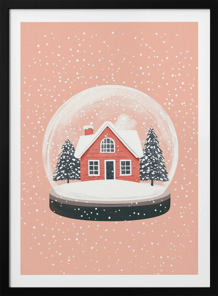 Christmas Ornament Glass Illustration - Poster / Art Print