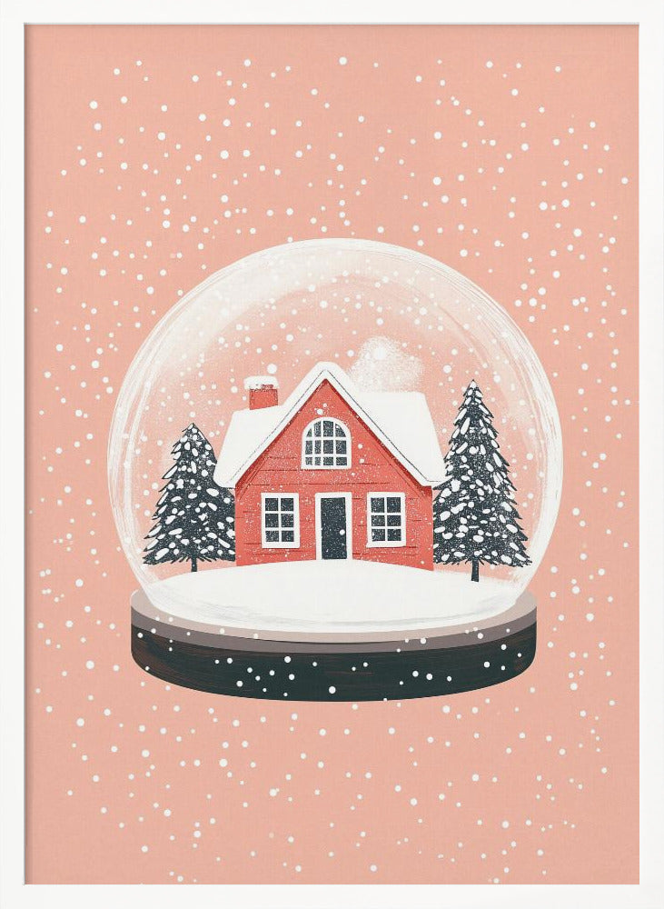 Christmas Ornament Glass Illustration - Poster / Art Print