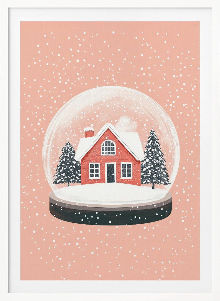 Christmas Ornament Glass Illustration - Poster / Art Print