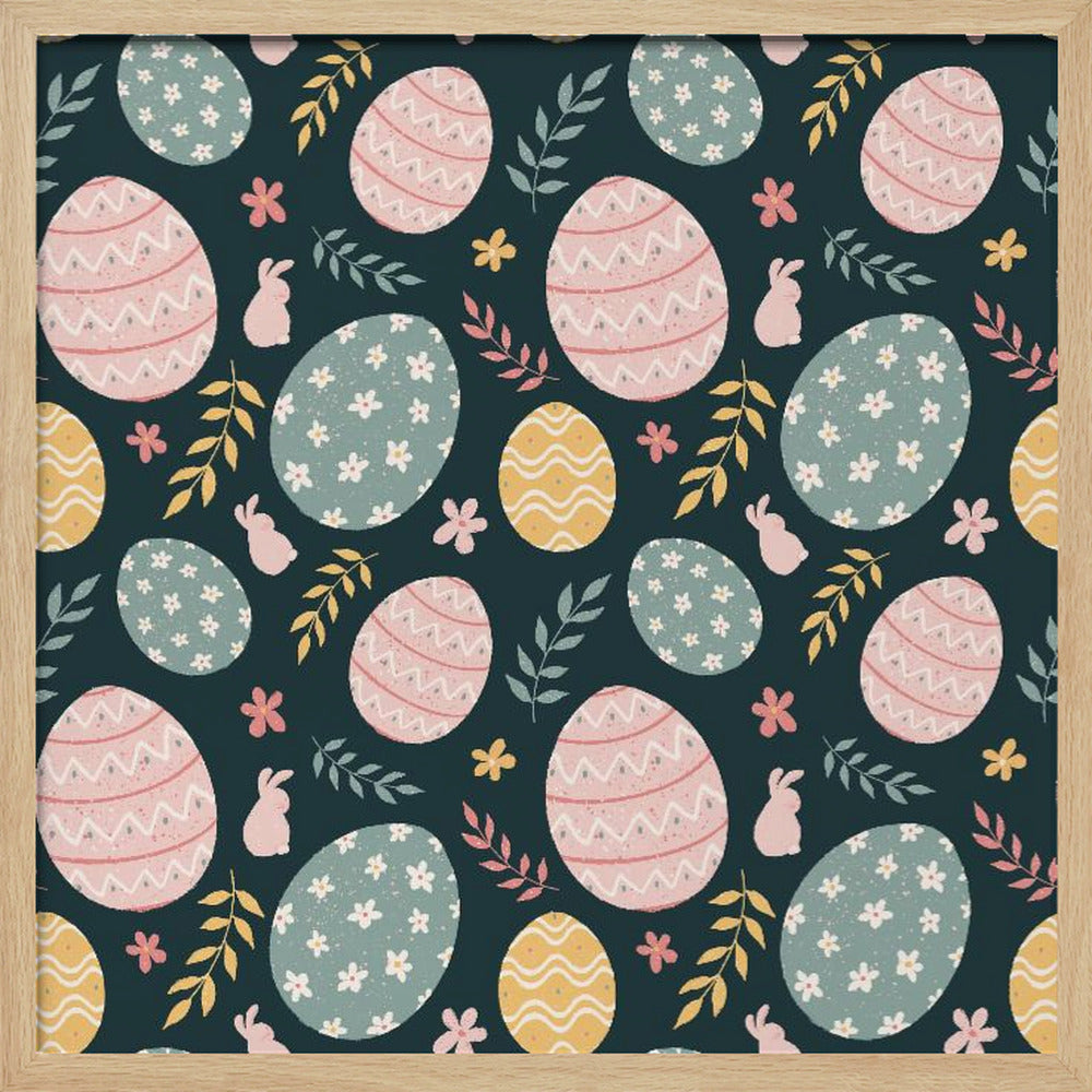 Easter repeat pattern - Poster / Art Print – Care of Posters