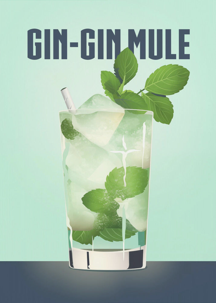 Gin Gin Mule - Poster / Art Print