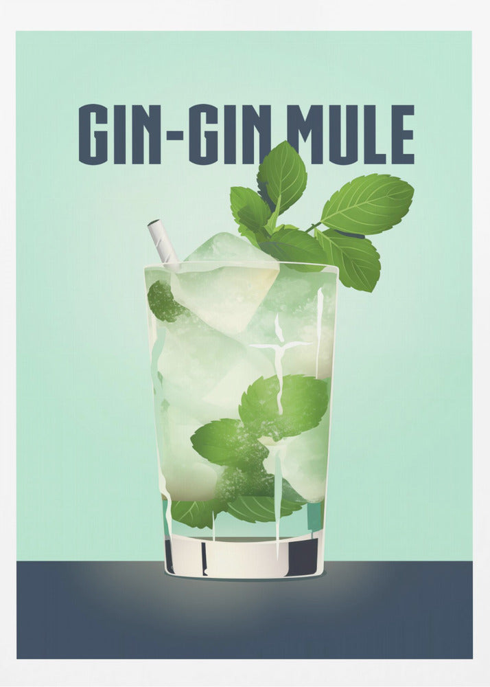 Gin Gin Mule - Poster / Art Print