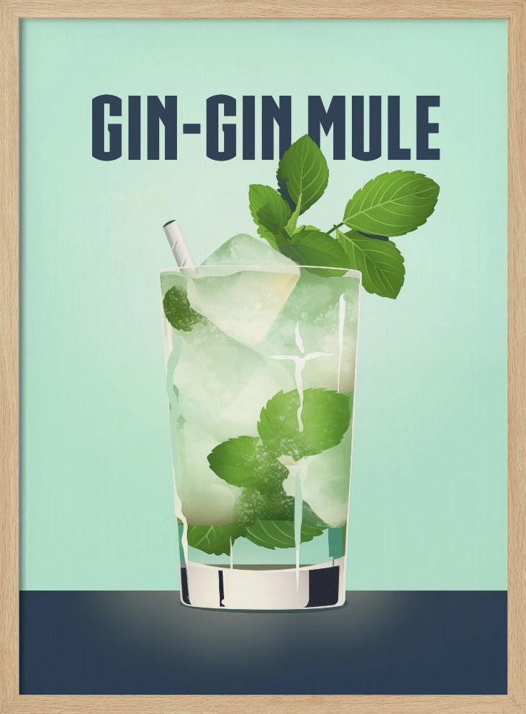 Gin Gin Mule - Poster / Art Print