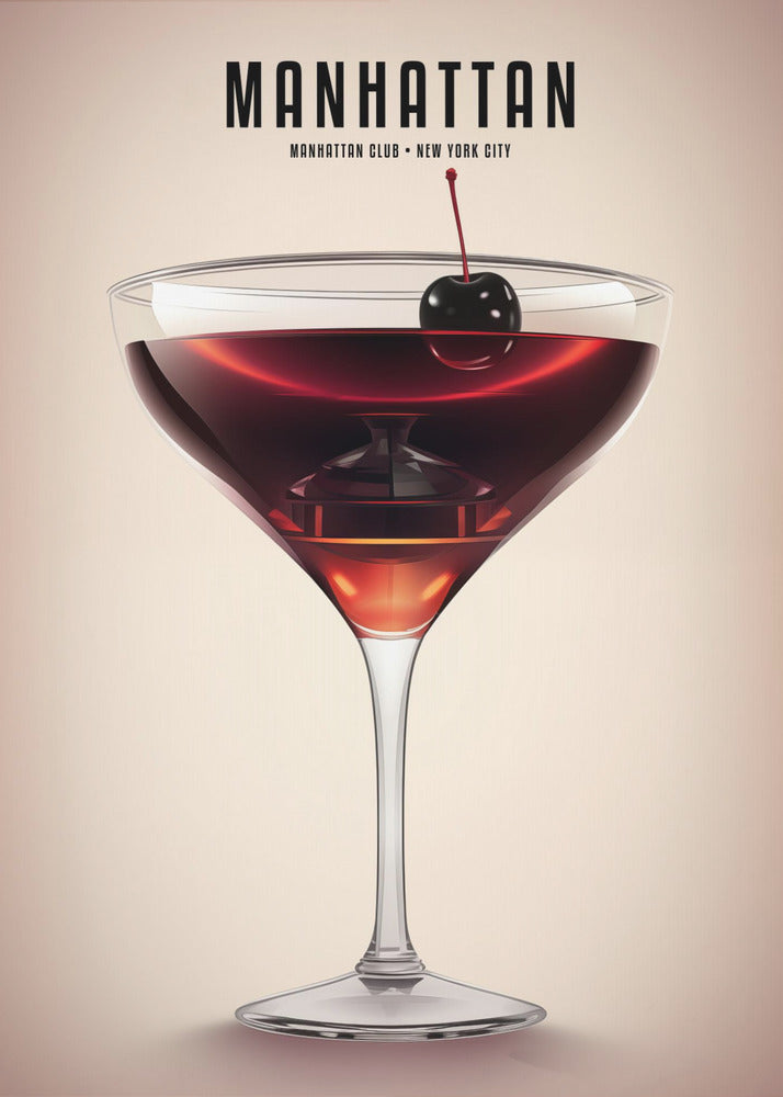 Manhattan Cocktail - Poster / Art Print