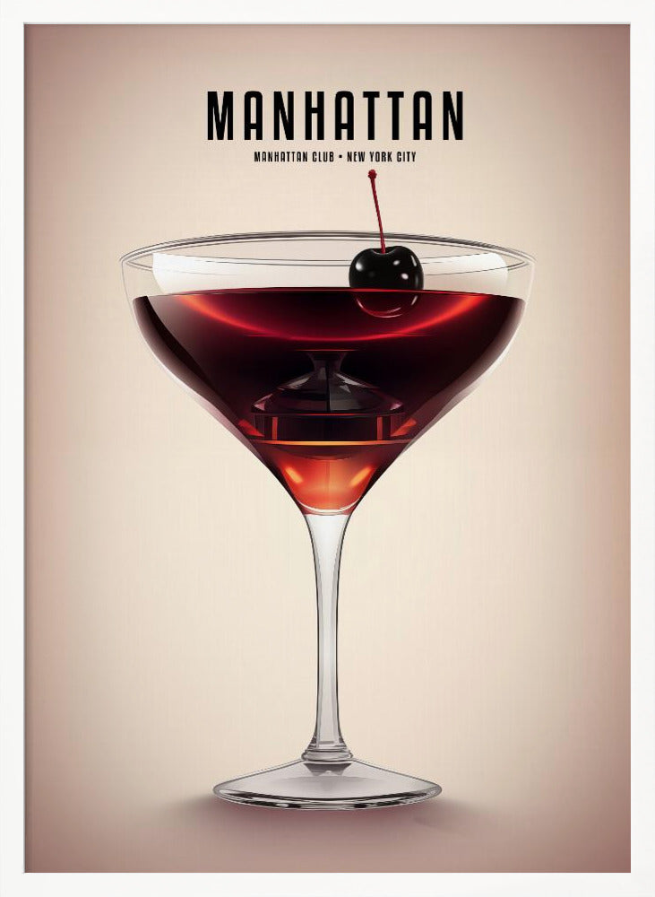 Manhattan Cocktail - Poster / Art Print