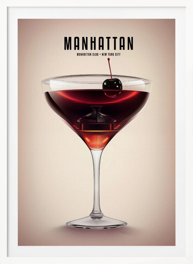 Manhattan Cocktail - Poster / Art Print