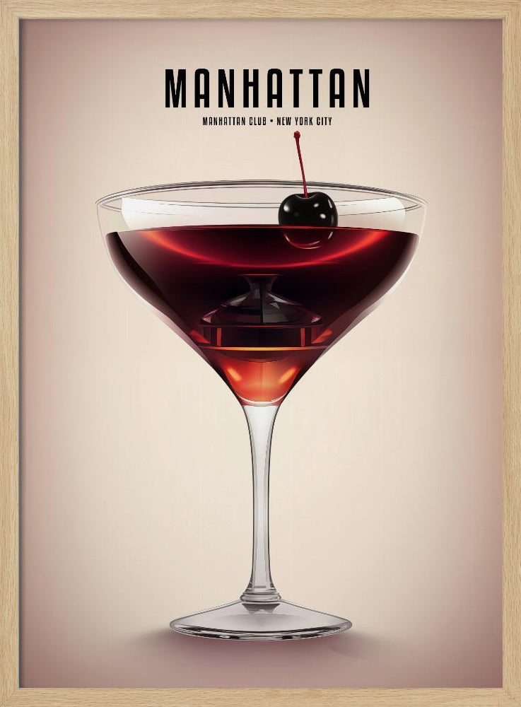 Manhattan Cocktail - Poster / Art Print