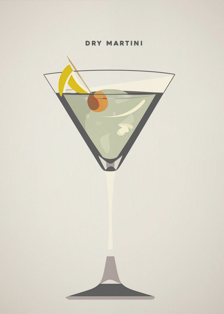 Dry Martini - Poster / Art Print