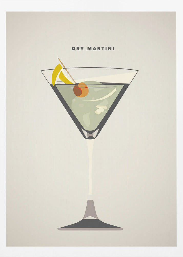 Dry Martini - Poster / Art Print