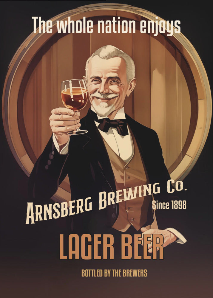 Lager Beer - Poster / Art Print