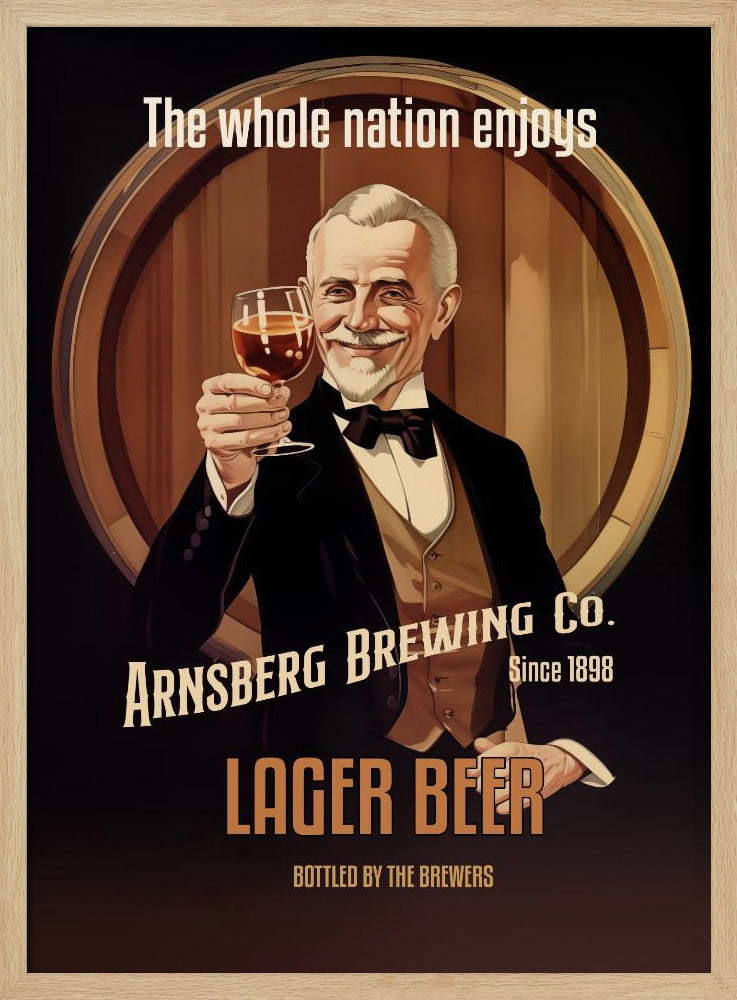 Lager Beer - Poster / Art Print