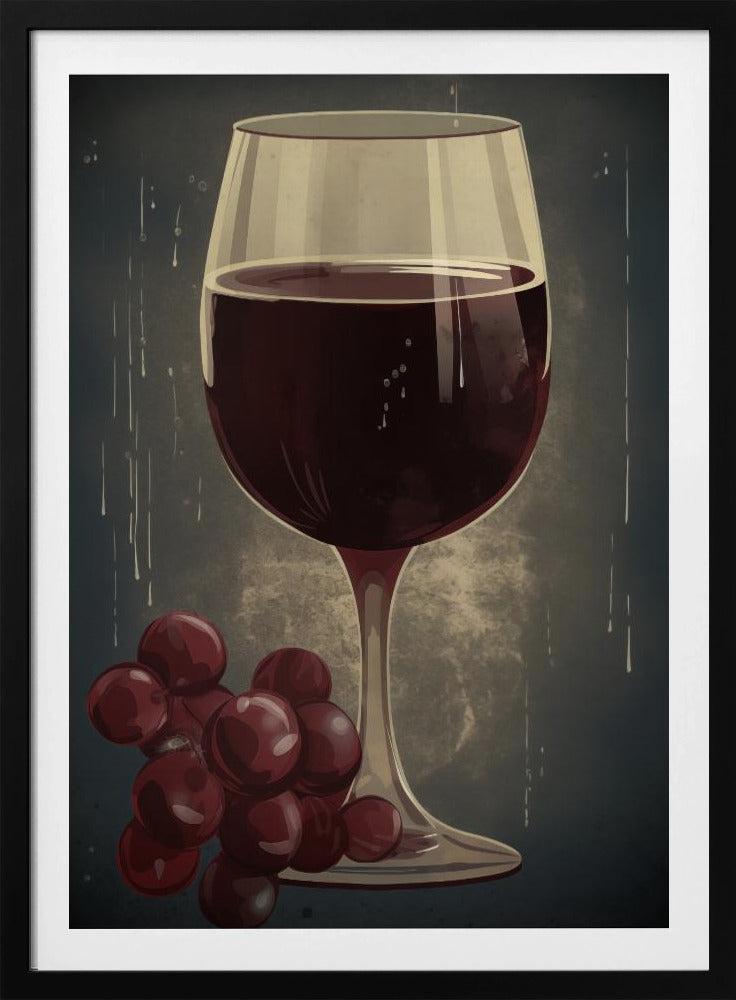 Red Red Wine No 1 - Poster / Art Print