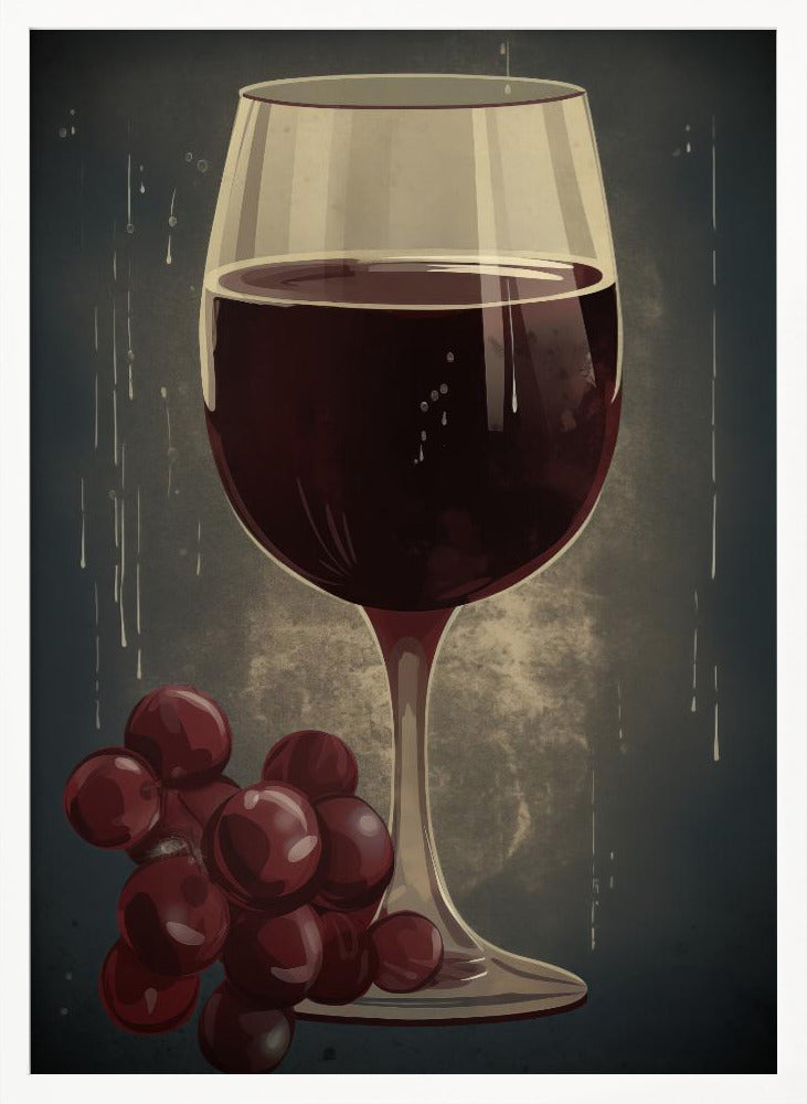 Red Red Wine No 1 - Poster / Art Print