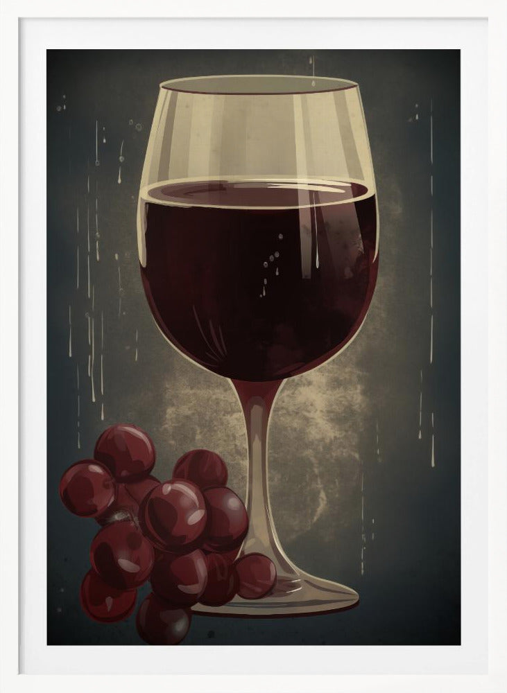 Red Red Wine No 1 - Poster / Art Print