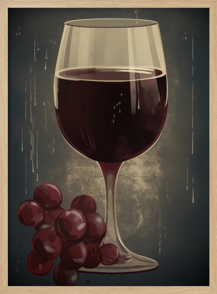 Red Red Wine No 1 - Poster / Art Print