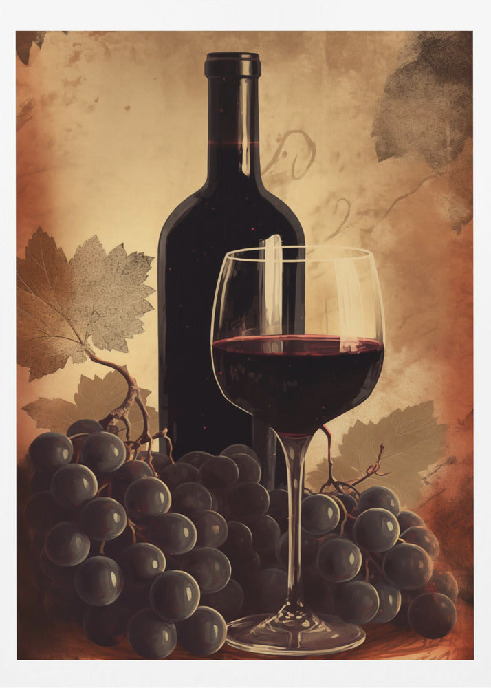 Red Red Wine No 2 - Poster / Art Print