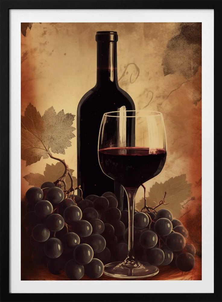 Red Red Wine No 2 - Poster / Art Print