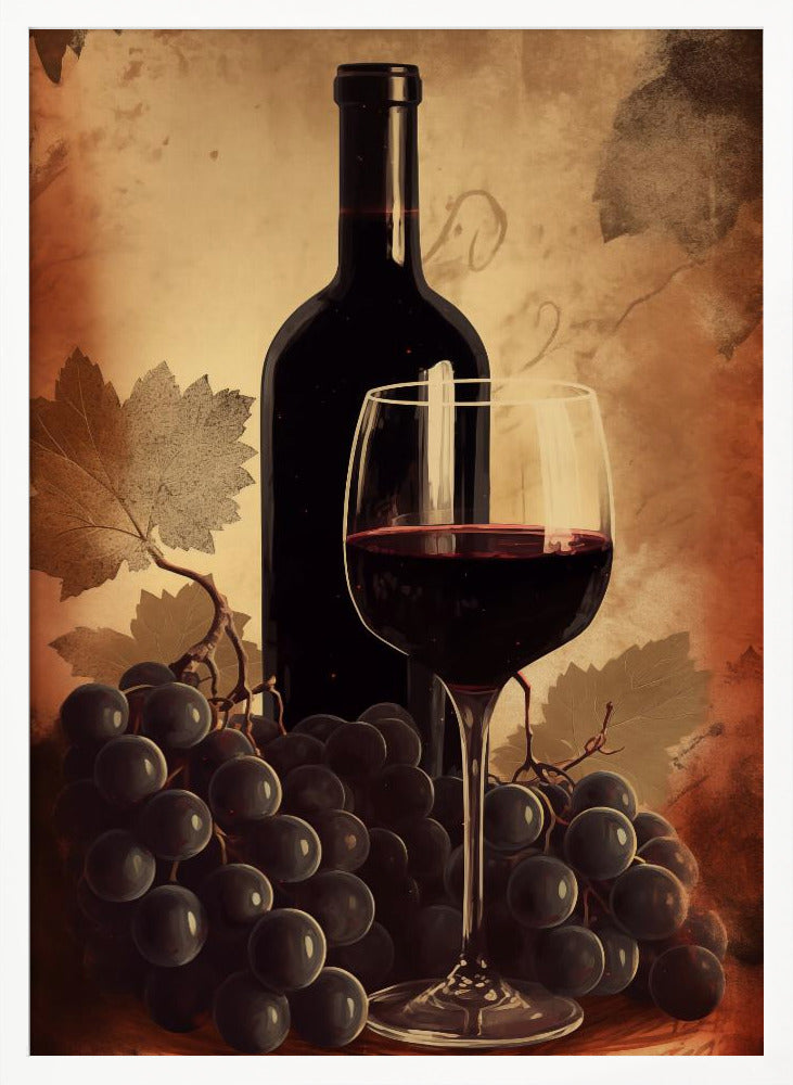 Red Red Wine No 2 - Poster / Art Print