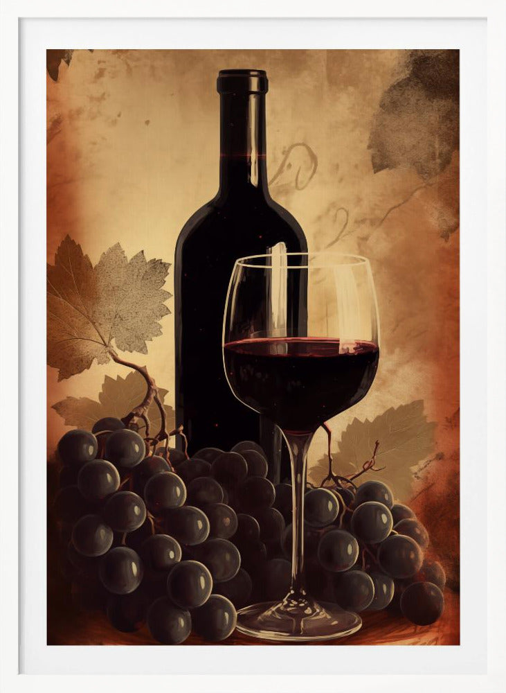 Red Red Wine No 2 - Poster / Art Print