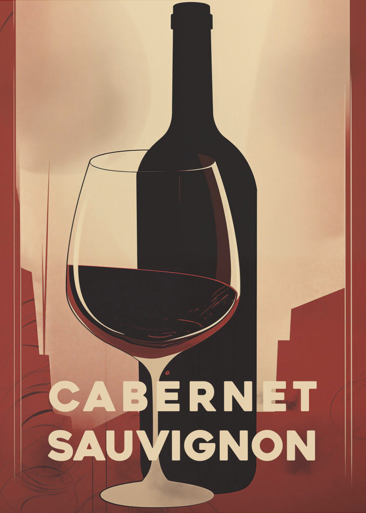 Red Red Wine No 3 - Poster / Art Print