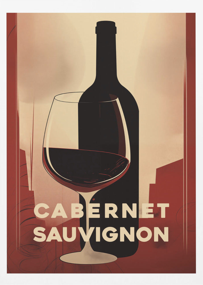 Red Red Wine No 3 - Poster / Art Print