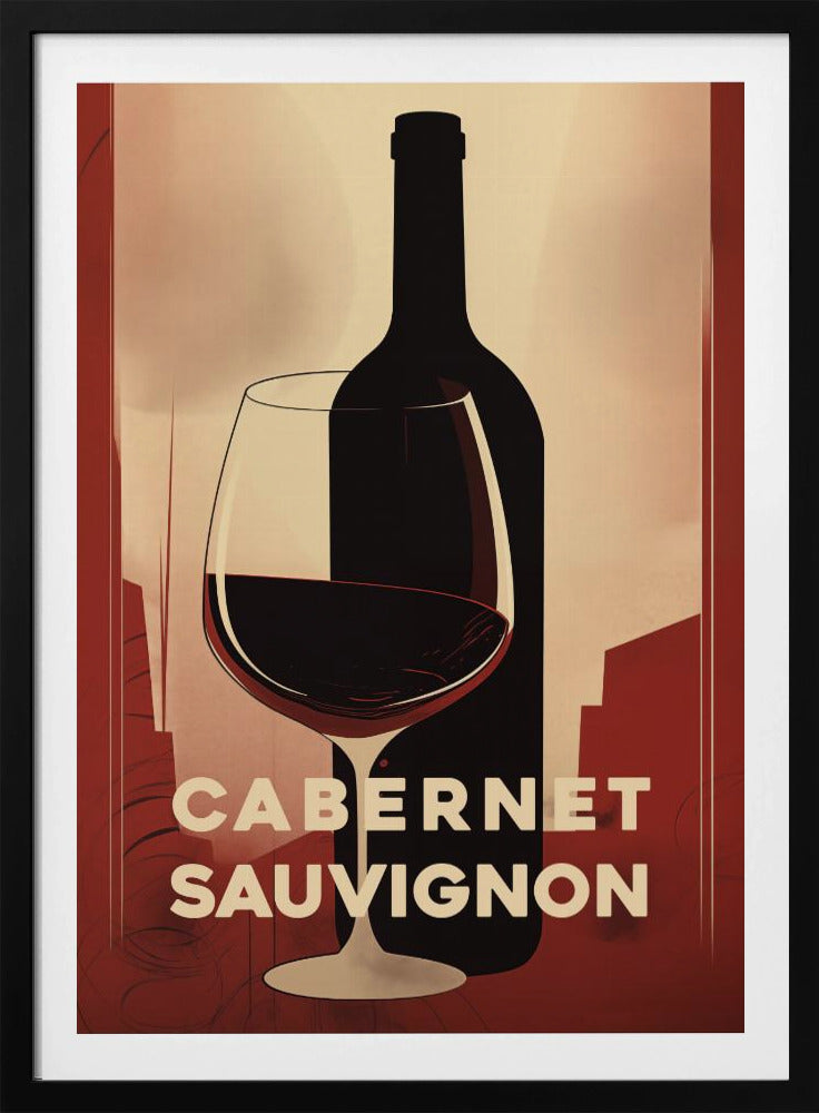 Red Red Wine No 3 - Poster / Art Print