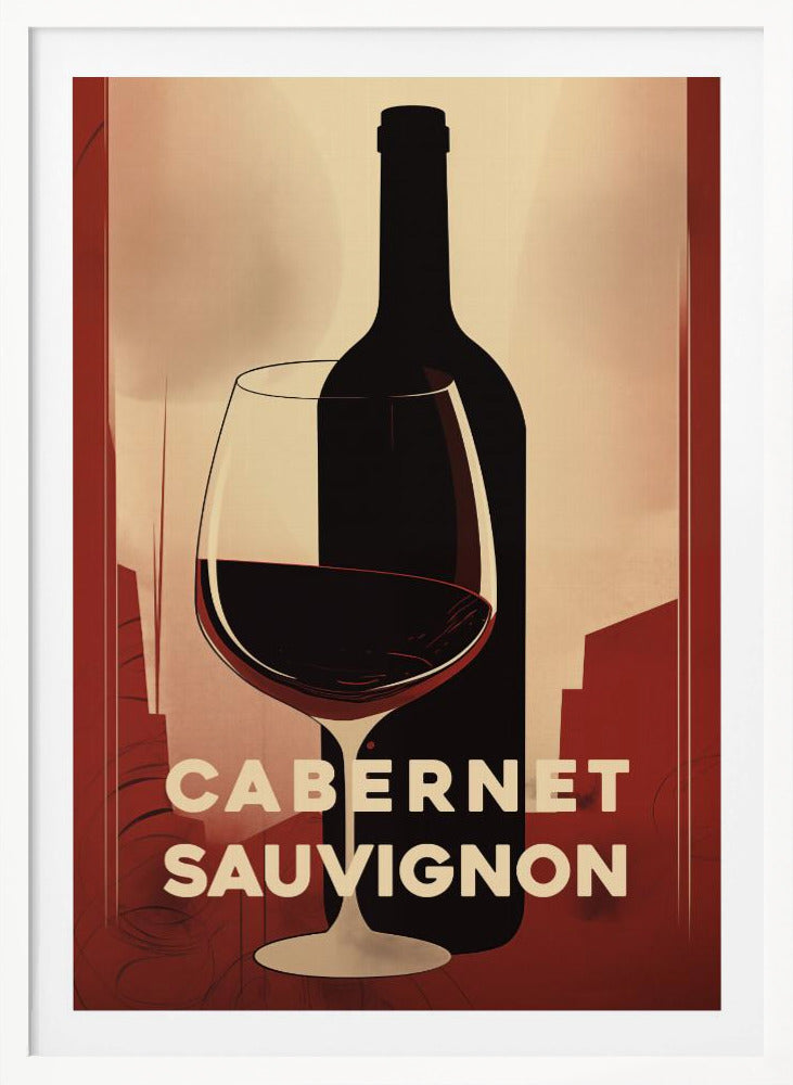 Red Red Wine No 3 - Poster / Art Print