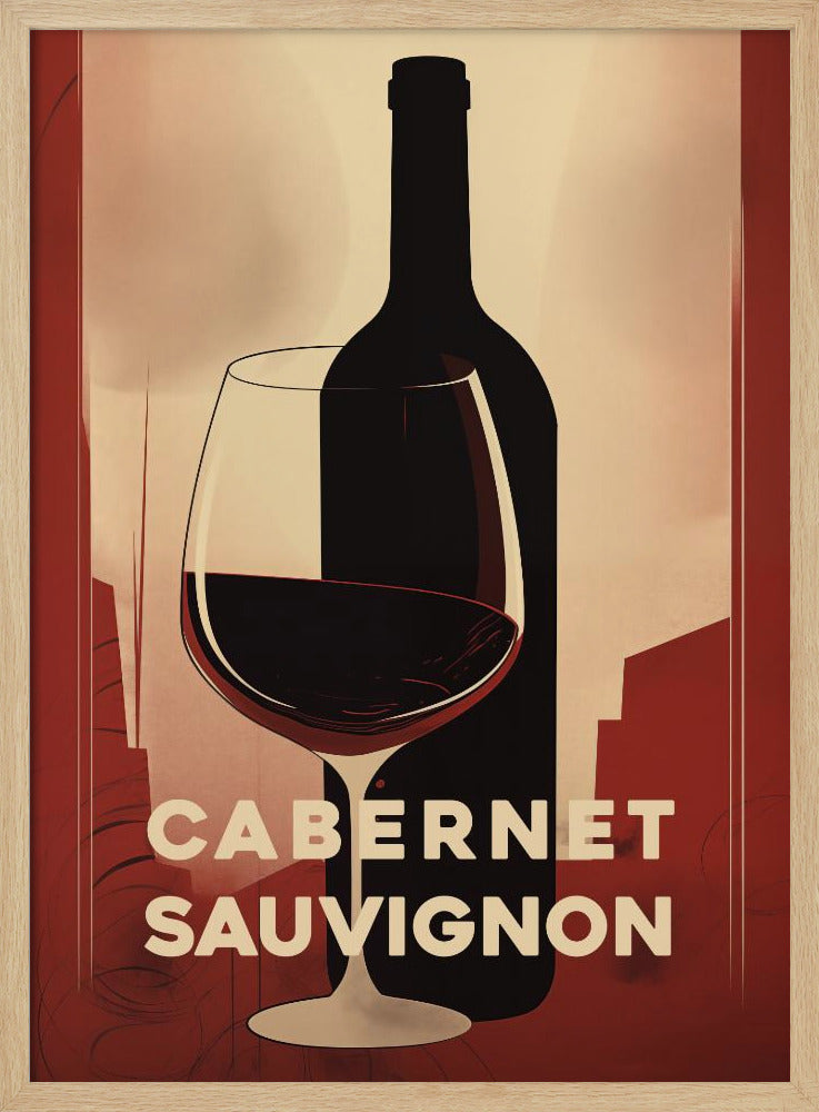 Red Red Wine No 3 - Poster / Art Print