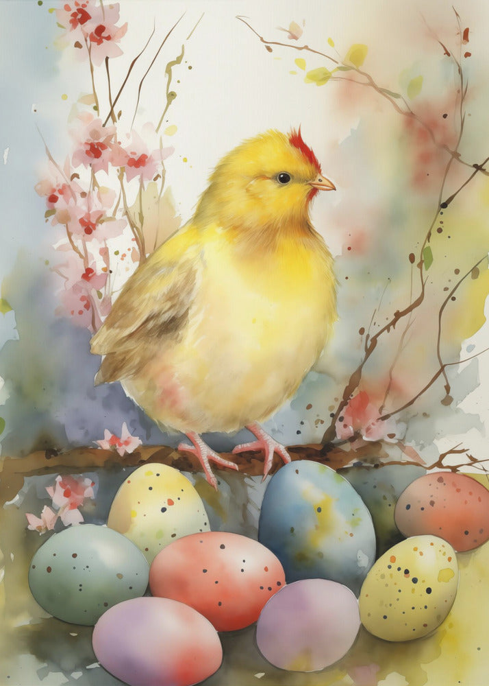 Happy Easter No 2 - Poster / Art Print