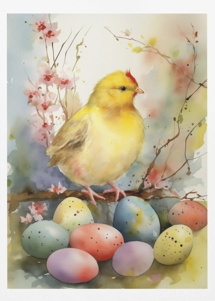 Happy Easter No 2 - Poster / Art Print