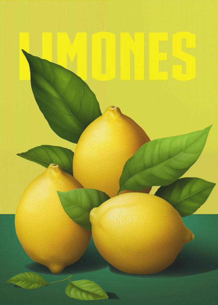 Limones - Poster / Art Print