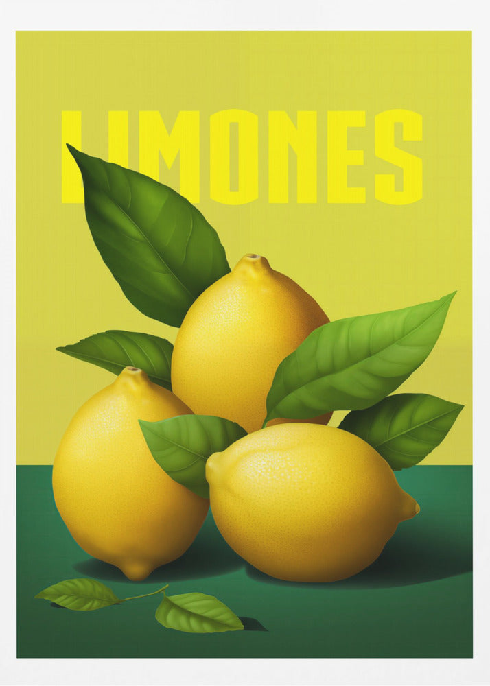 Limones - Poster / Art Print