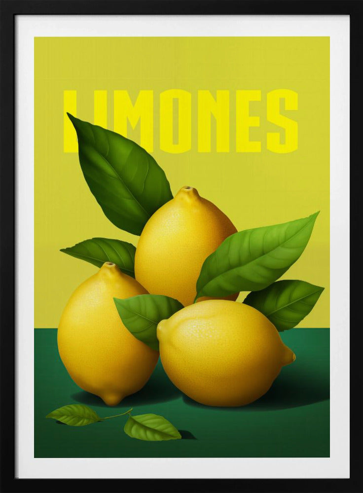 Limones - Poster / Art Print