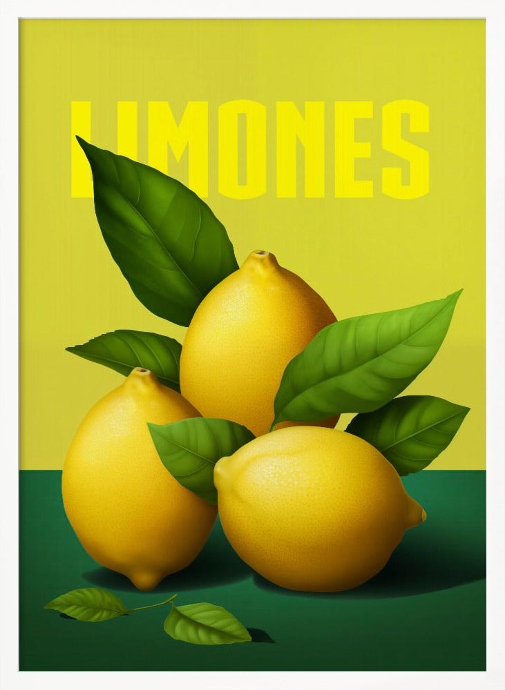 Limones - Poster / Art Print